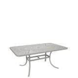 patio rectangular umbrella dining table