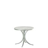 patio round dining aluminum table