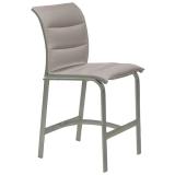 patio padded sling stationary bar stool