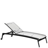 patio ribbon segment armless chaise lounge