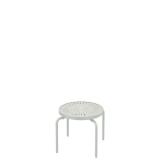 patio round aluminum stacking tea table