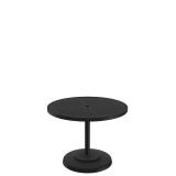 round patio pedestal dining table