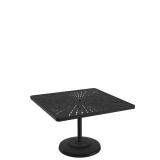 outdoor square pedestal dining umbrella table