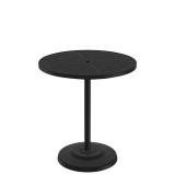 round patio pedestal bar umbrella table