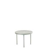 aluminum round patio tea table