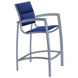 patio bar stool padded sling